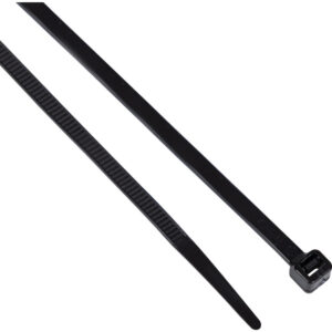 FEKETE KÁBELKÖTEGELŐ 4.8X200MM (PK-100)