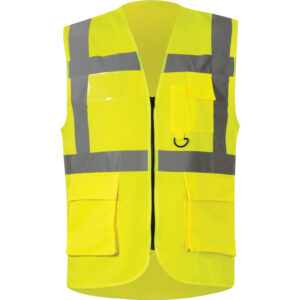 HI-VIS LÁTHATÓSÁGI ÜGYVEZETŐ KABÁT  (EN20471)SÁRGA - 4XL