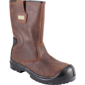 MUNKAVÉDELMI CSIZMA BARNA S3 SRC TALP SZ 5