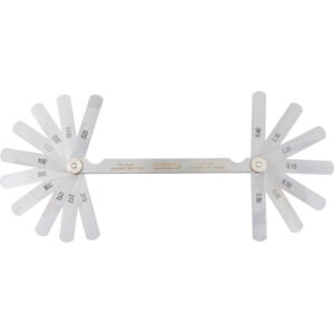 3" 18 PENGÉS METRIKUS/INCHES HÉZAGMÉRŐ KÉSZLET