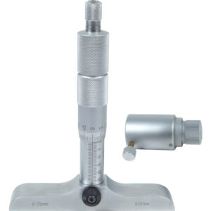 0-25MM MÉLYSÉGMÉRŐ MIKROMÉTER RÖGZÍTETT RÚDDAL