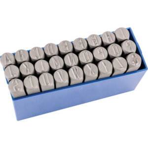 10.0MM BETŰBEÜTŐ KÉSZLET (27 DB-OS)