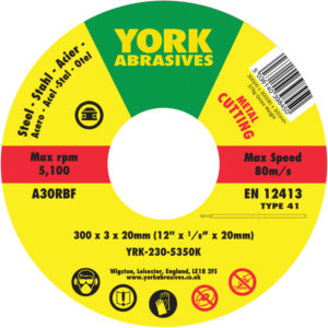 300X3X20MM A30RBF LAPOS VÁGÓKORONG T41